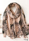 Boho Scarf Leaves Kamila